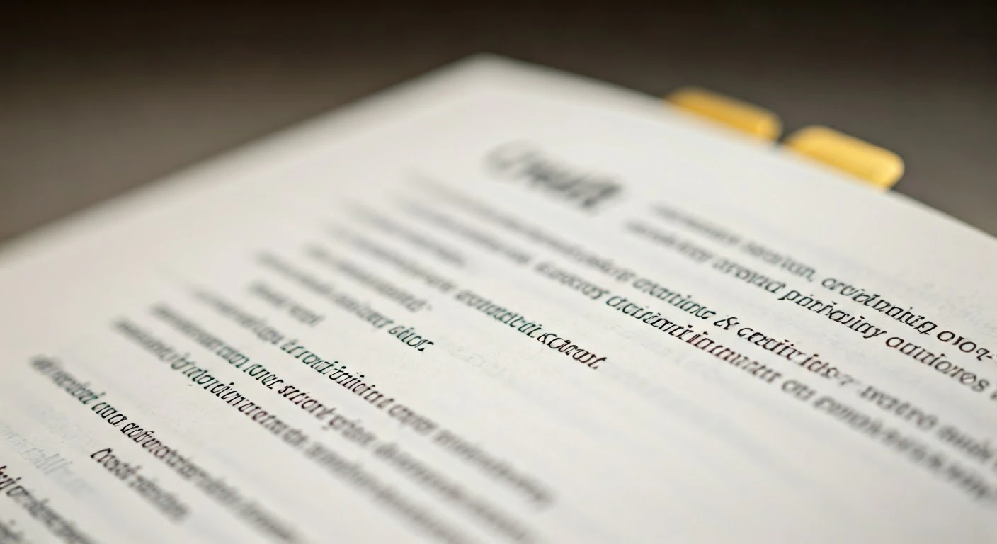 financial dictionary or glossary with credit terms, professional book layout with tabs
